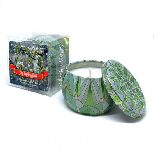 California Rain Travel Tin Candle